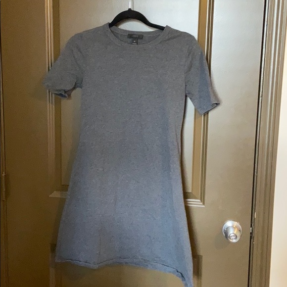 J. Crew Dresses & Skirts - J. Crew T-shirt Dress - Heather Gray, Petite Small